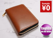 【English】Round Zip Coin Purse