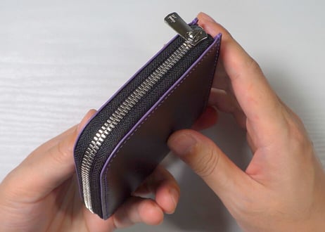 【English】L-shaped Zipper Wallet