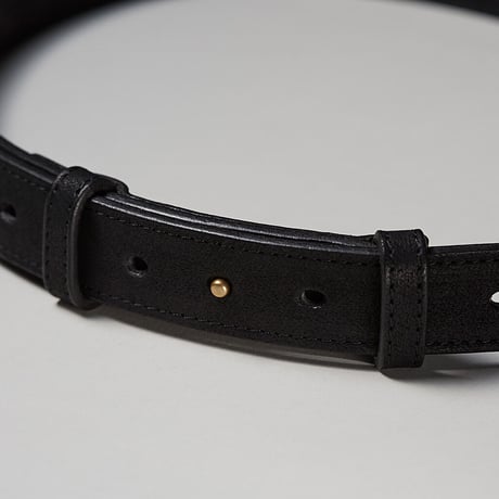 SLIP ON BELT - WIDE BRN