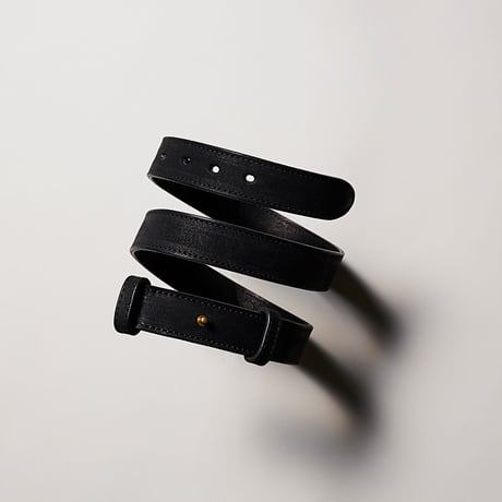 SLIP ON BELT - WIDE BLK