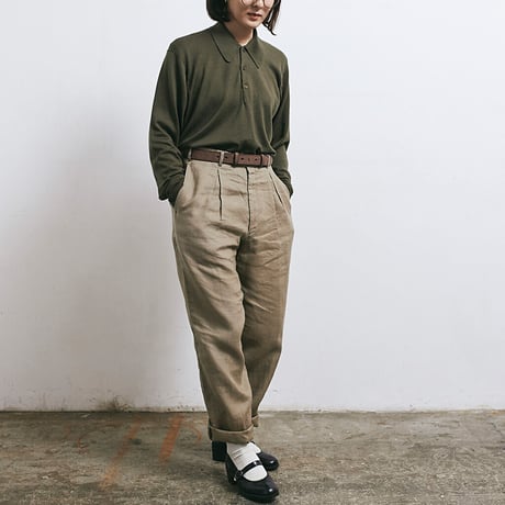 SLIP ON BELT - WIDE BRN