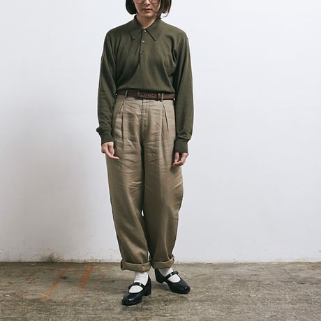 SLIP ON BELT - NARROW BRN
