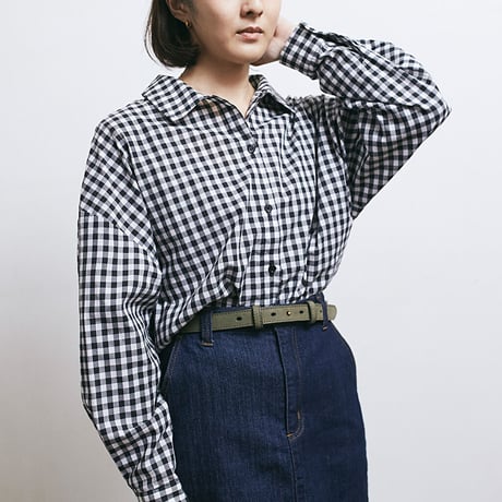 SLIP ON BELT - NARROW GRN