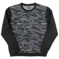 ハイパーストレッチクルーネック　GREY CAMO