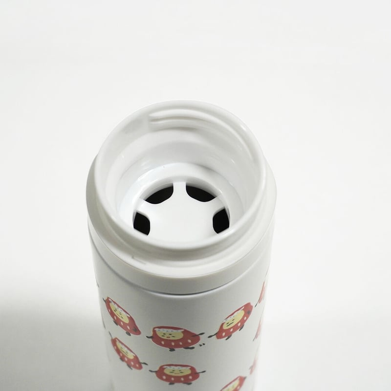 Tomo　三幻神ステンレス　送料込み 神明さんのだるま行列 サーモステンレスボトル（300ml