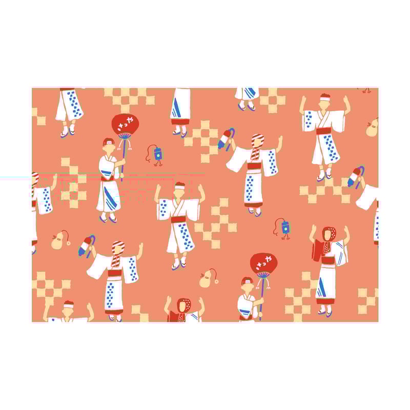 ポストカード【三原やっさ祭り】 | みはらモノトコ