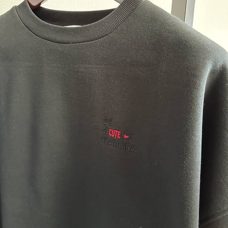【CUTE刺繍】T/Cビッグシルエット大人スウェットトレーナー