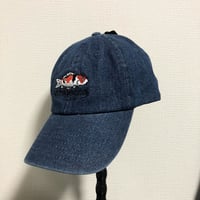 【鯉刺繍】デニムキャップ