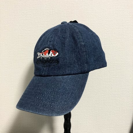 【鯉刺繍】デニムキャップ