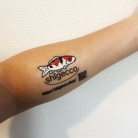 shigeccoロゴタトゥーシール