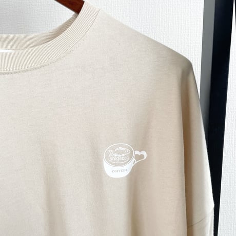 【coffeeプリント】shigeccoカフェビッグシルエットロンT
