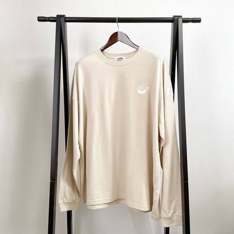 【coffeeプリント】shigeccoカフェビッグシルエットロンT