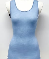 【MORETTA】№5307シルクウール リブ編みタンクトップ