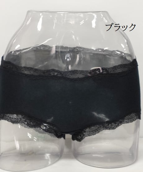 Mサイズ【ランジュ ド アッシュ】　コットン(95％)ショーツ 016008 日本製