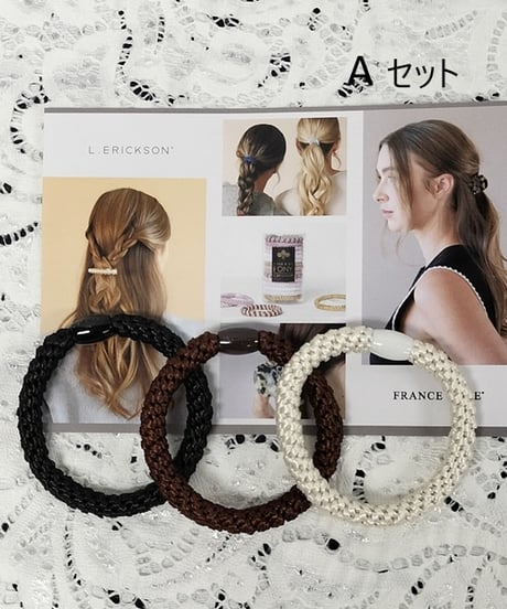 FRANC Luxe  ポニーテールチューブ  3本セット