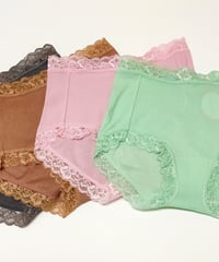 M・L・LLサイズ【ランジュ ド アッシュ】 No3508 コットン混紡ショーツ