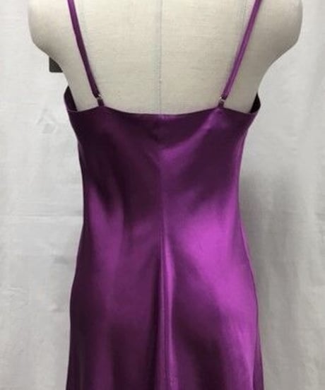 SALE〖Marjolaine〗シルク100％フランス製レース付きスリップ