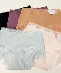 Mサイズ【ランジュ ド アッシュ】　コットン(95％)ショーツ 016008 日本製