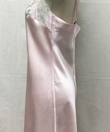 SALE〖Marjolaine〗シルク100％フランス製レース付きスリップ