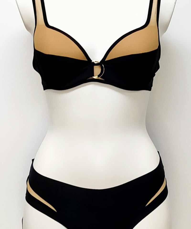 C70☆Andres Sarda アンドレサルダ スペイン高級シースルーブラ ANDRES SARDA Lynx Purple Impact アンドレ サルダ【ノンパデッド