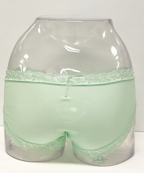 Mサイズ【ランジュ ド アッシュ】　ヒップハングコットン混紡ショーツ No3507