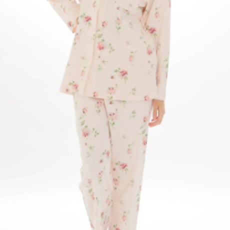 【Narue】 スムースローズシャツパジャマ　日本企画