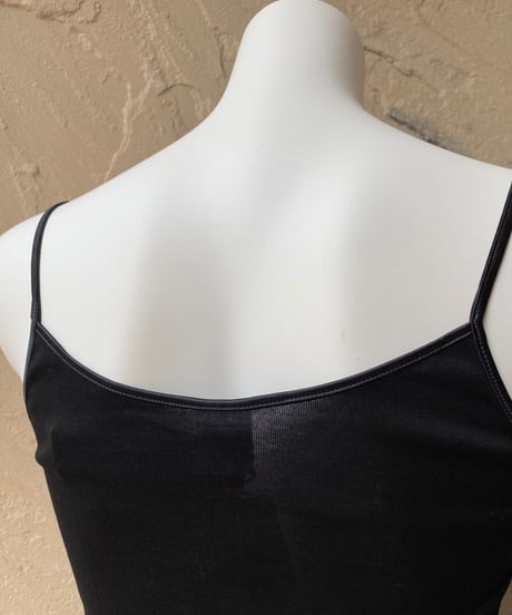 【MORETTA】№408レース付き Filoscozia® コットンキャミソール