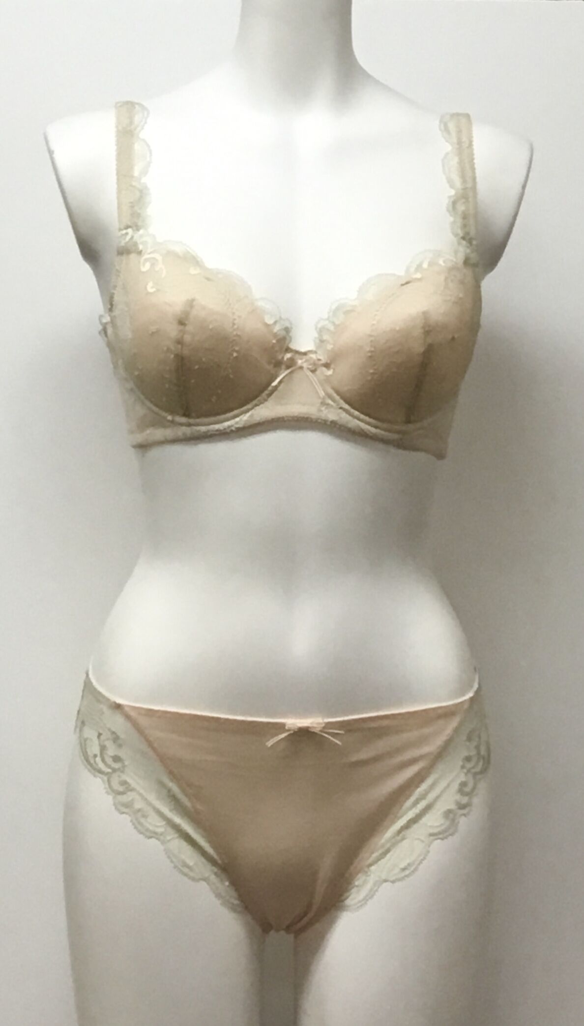 ランジェリークLANGELIQUEテラス3/4 ブラジャー B80　ブルーグレー B～Cカップ】[TERRACE]テラス3 3/4カップ | L'ANGELIQUE