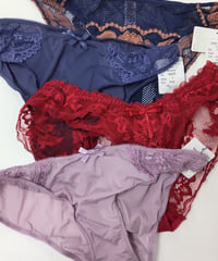 スペシャルプライス！ショーツ・タンガ【B】MIX４枚セット／Sサイズ相当