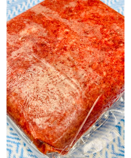 お手軽生食ごはんのお供🌸鴨骨生みんち🦆1キロパック🐶😃 うんこもかたまる優れもの💩100%完全無添加骨ミンチ達⭐️🐶👩楽しみッ🌸