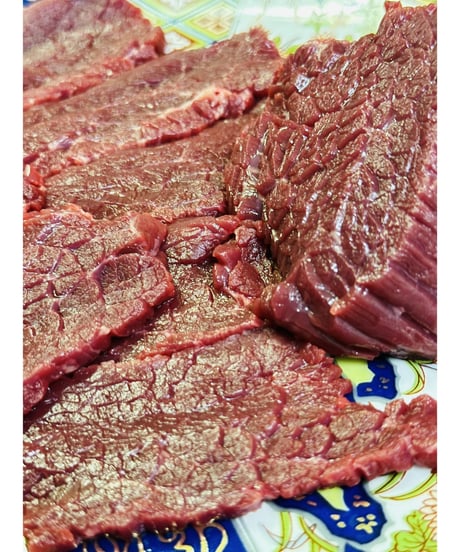 特選国産馬肉🐴かたまり馬肉🥩1キロパック🐶😃一応小分け🎉生肉からのシングルフローズン🌟基本的に軽種馬赤身品種脂はない🐶👩🌸