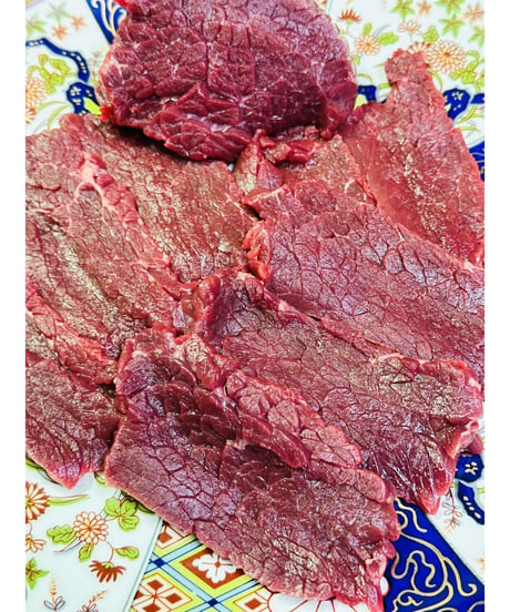 特選国産馬肉🐴かたまり馬肉🥩1キロパック🐶😃一応小分け🎉生肉からのシングルフローズン🌟基本的に軽種馬赤身品種脂はない🐶👩🌸