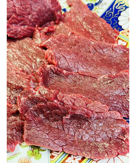 特選国産馬肉🐴かたまり馬肉🥩1キロパック🐶😃一応小分け🎉生肉からのシングルフローズン🌟基本的に軽種馬赤身品種脂はない🐶👩🌸