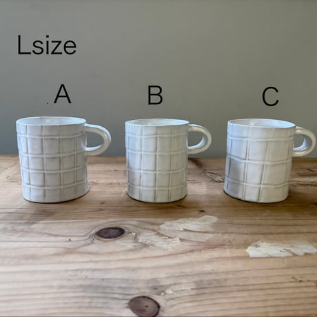 Birbira / Check mug Lsize (big)