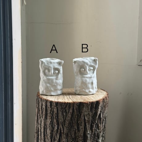 birbira/ ceramic owl flower  vase Ssize