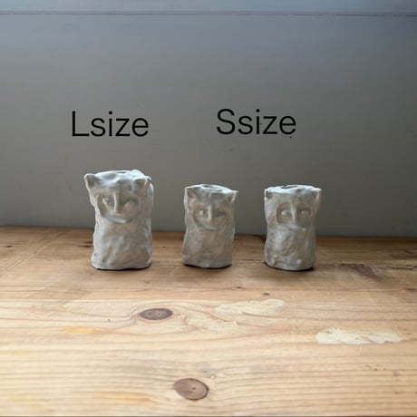 birbira/ ceramic owl flower  vase Ssize