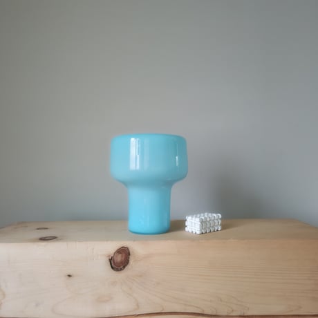 Birbira × qualia glassworks / 凸shape glass vase