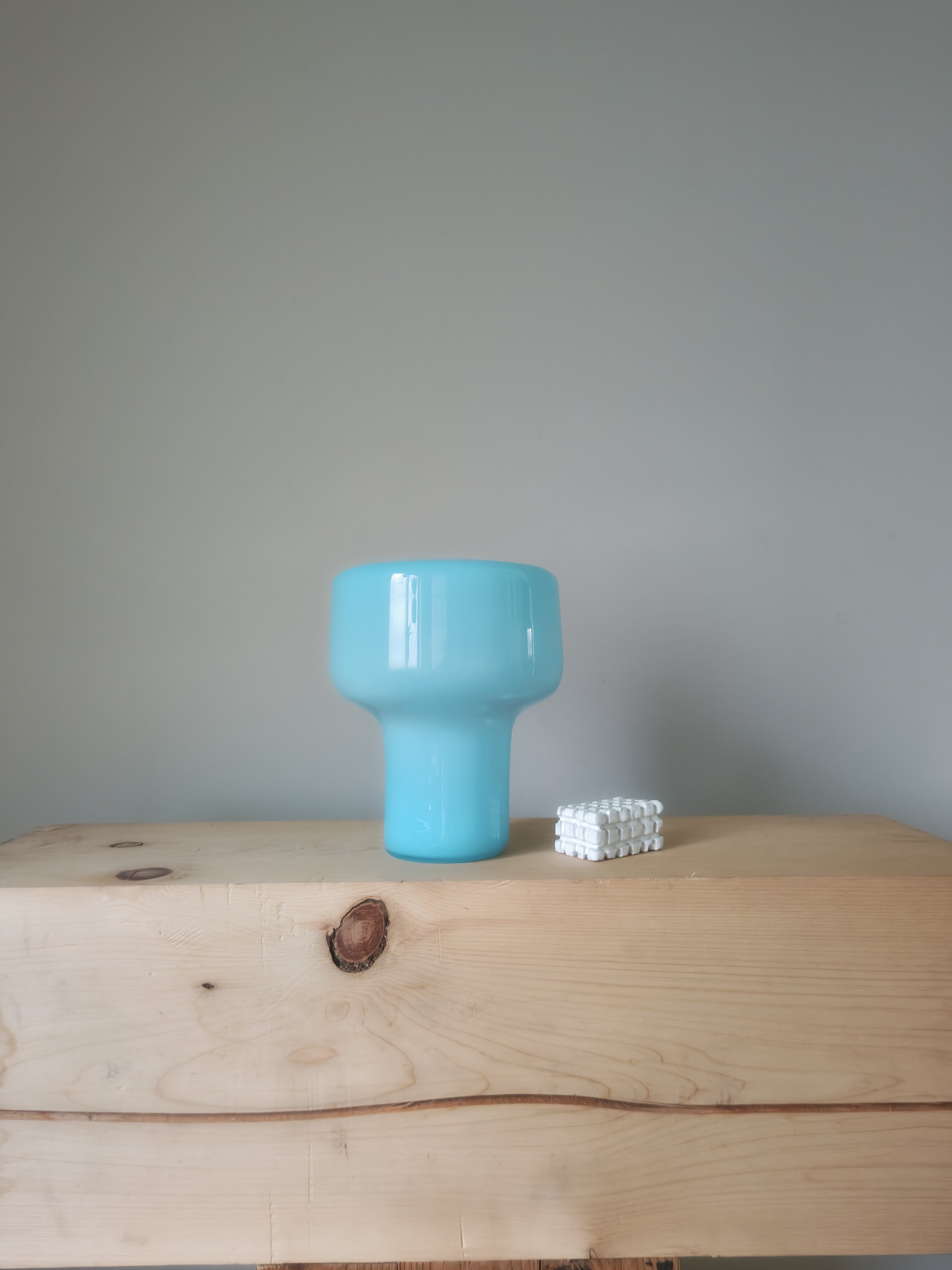 Birbira × qualia glassworks / 凸shape glass vase