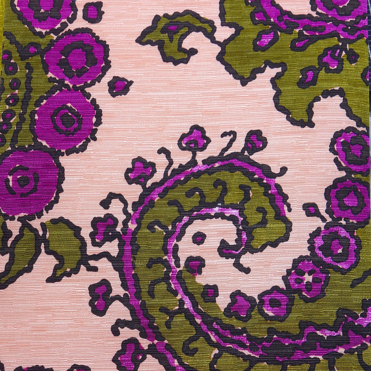 半巾帯「ピンクペズリー」 | 着物ショップKosode