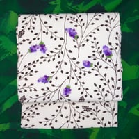 名古屋帯「リラ刺繍」