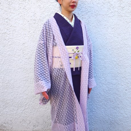 薄羽織「小花レース／ピンク」