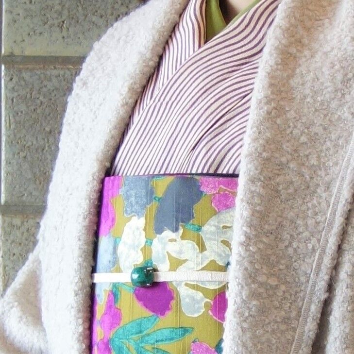 半巾帯「花の森／ピンク」 | 着物ショップKosode