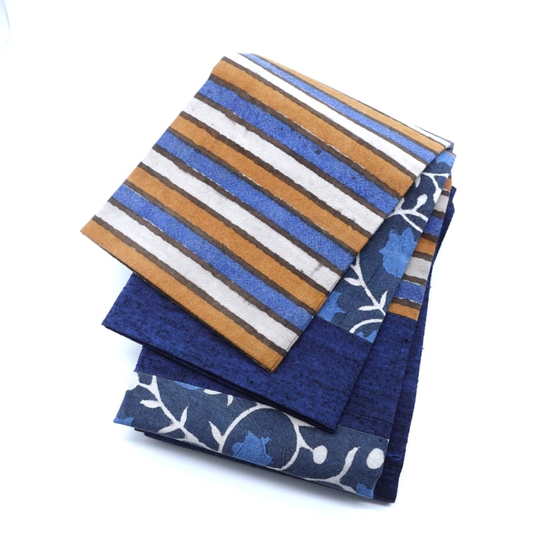 バティック（更紗）の裂織巾着 B 【公式通販】