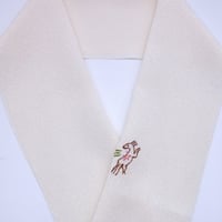 刺繍半衿「馬」