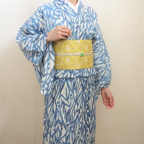 夏きもの「水の森／ブルー」