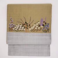 名古屋帯「金銀ハギ刺繍」