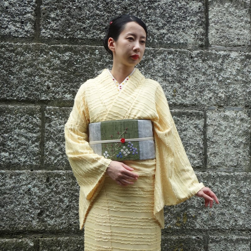 単衣きもの「ひげ織」※お仕立て（別注品） | 着物ショップKosode