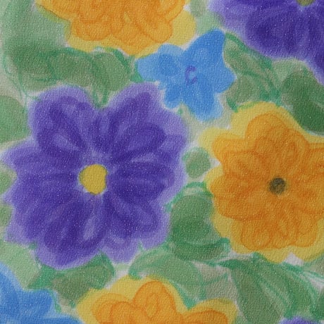 手描き帯「花市場」