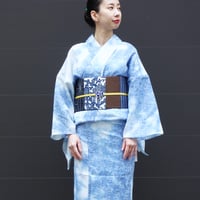 夏きもの「ブルーフォグ」「イエローフォグ」