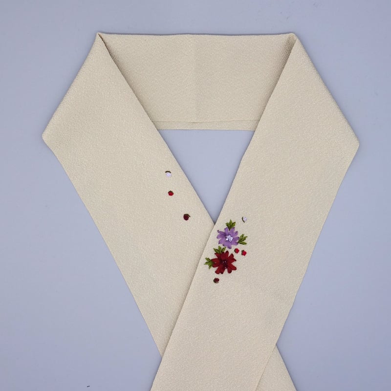 刺繍半衿「花壇」 | 着物ショップKosode